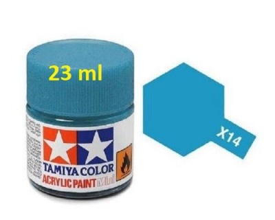 X-14 Sky Blue Acrylic Paint 23ml X14 - Tamiya