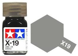 X-19 Smoke Enamel Paint X19 - Tamiya