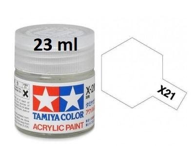 X-21 Flat Base Acrylic Paint 23ml X21 - Tamiya