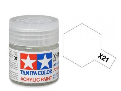 X-21  Flat Base Acrylic Paint Mini X21 - Tamiya