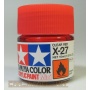 X-27 Clear Red Acrylic Paint Mini X27 - Tamiya