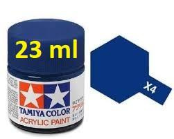 X-4 Blue Acrylic Paint 23ml X4 - Tamiya