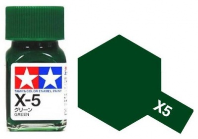 X-5 Green Enamel Paint X5 - Tamiya