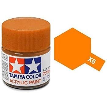 X-6 Orange Acrylic Paint Mini X6 - Tamiya