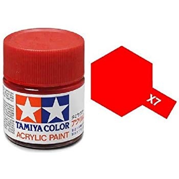 X-7 Red Acrylic Paint Mini X7 - Tamiya