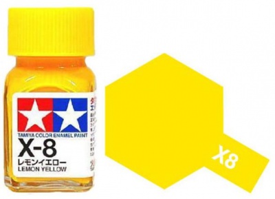 X-8 Lemon Yellow Enamel Paint X8 - Tamiya