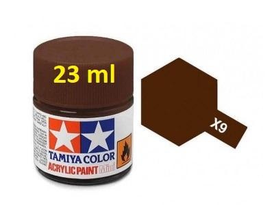 X-9 Brown Acrylic Paint 23ml X9 - Tamiya