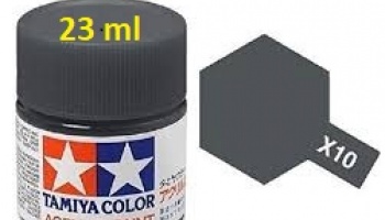 X-10 Gun Metal 23ml X10 - Tamiya