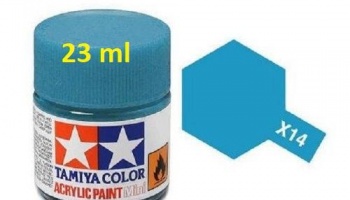 X-14 Sky Blue Acrylic Paint 23ml X14 - Tamiya