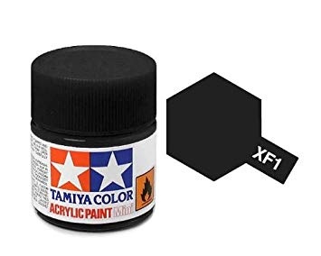 XF-1 Flat Black Acrylic Paint Mini XF1 - Tamiya