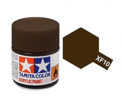 XF-10 Flat Brown Acrylic Paint Mini XF10 - Tamiya