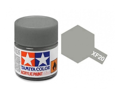 XF-20  Medium Grey Acrylic Paint Mini XF20 - Tamiya