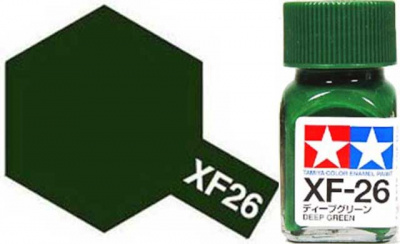 XF-26 Deep Green Enamel Paint XF26 - Tamiya