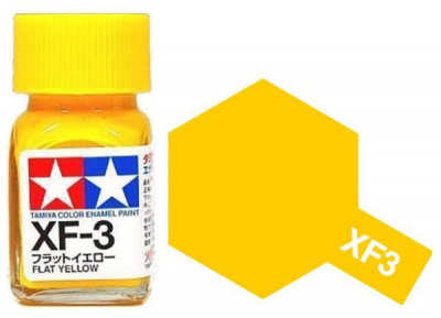 XF- 3 Flat Yellow Enamel Paint XF3 - Tamiya