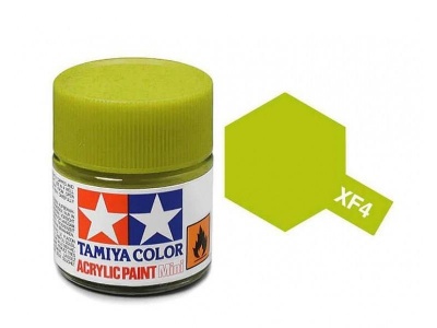 XF-4  Yellow Green Acrylic Paint Mini XF4 - Tamiya