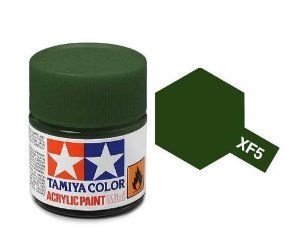 XF-5  Flat Green Acrylic Paint Mini XF5 - Tamiya