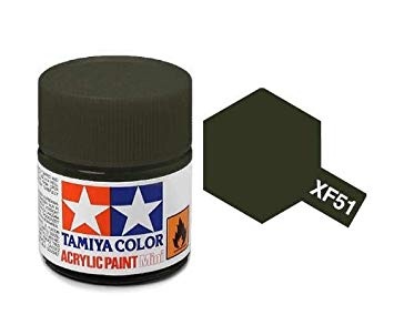 XF-51 Khaki Drab Acrylic Paint Mini XF51 - Tamiya