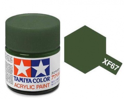 XF-67  NATO Green Acrylic Paint Mini XF67 - Tamiya