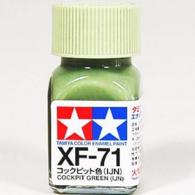 XF-71 Kokpitová Zelená, Cockpit Green Enamel Paint XF71 - Tamiya