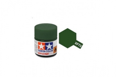 XF-73  Dark Green Acrylic Paint Mini XF73 - Tamiya