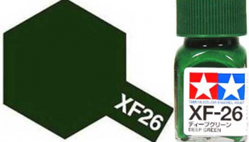 XF-26 Deep Green Enamel Paint XF26 - Tamiya