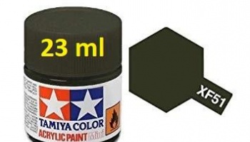 XF-51 Khaki Drab Acrylic Paint 23ml XF51 - Tamiya