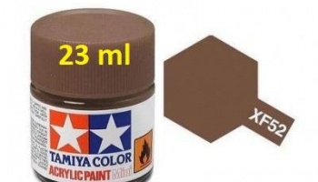 XF-52 Flat Earth Acrylic Paint 23ml XF52 - Tamiya