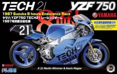 Yamaha YZF 750 Tech 21 1987 Suzuka 8 Hours Endurance Race 1/12 - Fujimi