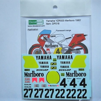 Yamaha YZR500 Marlboro #4 K.Roberts WGP83 - Decalpool