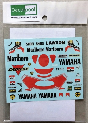 Yamaha YZR500 Marlboro 88' E. Lawson Rider Decal - Decalpool