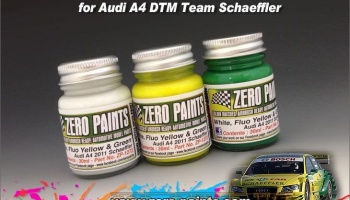 Audi A4 DTM Team Schaeffler Paint Set - 3x30ml - Zero Paints