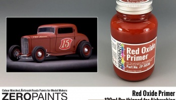 Red Oxide Primer 120ml for Airbrushing - Zero paints