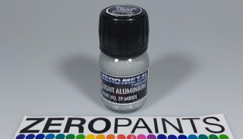 Light Aluminium Paint - 30ml - Zero Metal Finishes - Zero Paints