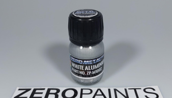 White Aluminium Paint - 30ml - Zero Metal Finishes - Zero Paints
