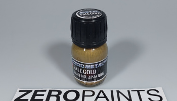 Pale Gold Paint - 30ml - Zero Metal Finishes - Zero Paints