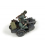 Zuendapp K800 Motorcycle w/sidecar (1:35) Model Kit military 3717 - Zvezda