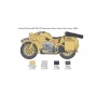 Zundapp KS 750 with sidecar (1:9) Model Kit 7406 - Italeri