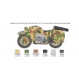 Zundapp KS 750 with sidecar (1:9) Model Kit 7406 - Italeri